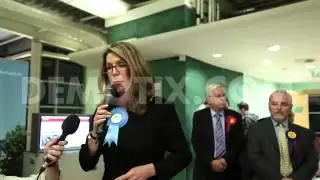 Sue Arnold gives post election speech in Walsall Election
