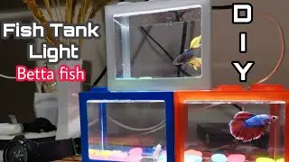 Easy DIY Aquarium light |Betta Fish Tank Light | Using LED strip