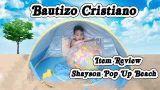 Bautizo Cristiano en la Playa⛱ 🏖  (Review Shayson Pop up Beach Tent)