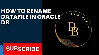 How to move or rename datafile in oracle database