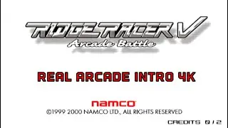Ridge Racer V Arcade Battle Intro Real arcade hardware 4K Namco System 246