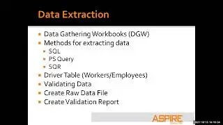 PeopleSoft to Workday Data Conversion Lesson Learned