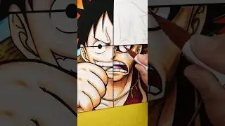 Drawing Luffy 4forms