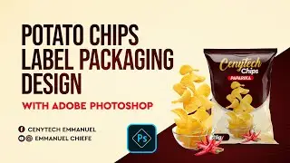Potato Chips Label Packaging Design Tutorial