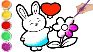 Bolalar uchun Quyon rasm chizish/Drawing Rabbit for children/Рисование зайца для детей