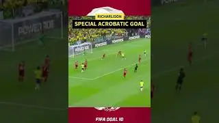 Special acrobatic goal, Richarlison - Brazil ⚽#shorts