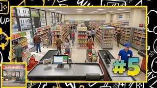 SUPERMARKET SİMULATOR | Dükanı böyütdük 🧱