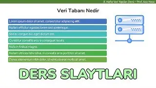 Ders Slaytları Hazırlanma Tavsiyeleri ve Sık Yapılan Hatalar