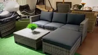 Угловой комплект VICKY из искусственного ротанга в магазине Парк Мебели