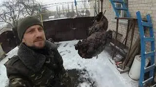 Коптим м`ясо....