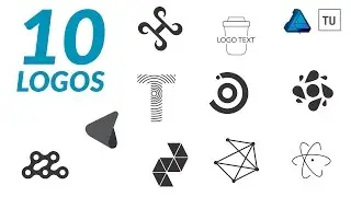 10 Logos Design In 4 Minutes Using Affinity Designer