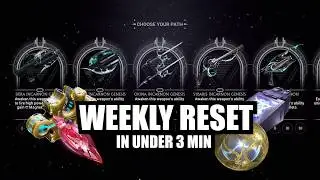 Weekly Reset in under 3min - August 16th, 2026