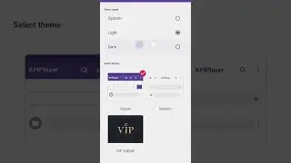 How to change theme to dark in Kmplayer/KMplex 
