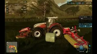 FS22 - AutoDrive - Steyr 6300 CVT & Pöttinger Novacat A10 CF Mower @ Krebach