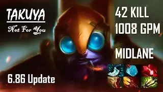 【TAKUYA】- Tinker 42 kill 1008 GPM I ranked DOTA2  6.86