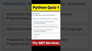 Python Programming Interview Question Quiz 🙄