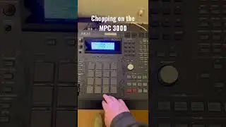 Chopping some samples on the #mpc3000