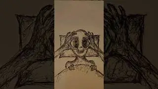 scribbleart #shorts #scribbleart #coratcoret #art #drawing #pendrawing #sadart #darkart #gambar