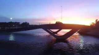 PUENTE ONDULANTE LEONEL VIERA- LA BARRA, MALDONADO, URUGUAY