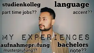 Studying in Germany | sharing my experiences | Part 2