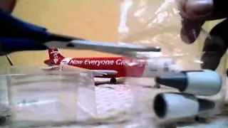 AirAsia Sharklet A320 Unboxing