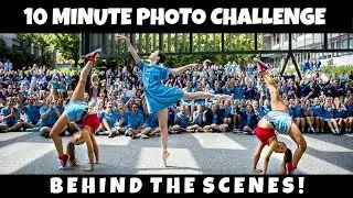 BTS with JORDAN MATTER for the 10 minute photo challenge! | The Rybka Twins