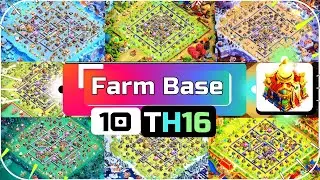 Top 10 TH16 FARMING BASE! Best Town Hall 16 Farm Base Link 2024 - Clash Guide