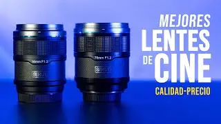 💲Estos son los MEJORES objetivos de CINE🎬 Sirui Sniper Series🔥