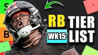 MUST START RBs for Week 15 Fantasy Football (Playoffs!)