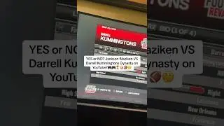 YES or NO? Jackson Blaziken VS Darrell Kummingtons Dynasty on YouTube?🎮🎮🏆🍿🏈🤔 