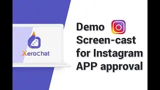 Demo Screen-cast for Instagram APP approval