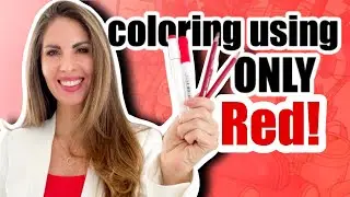 Using only ONE COLOR ❤️