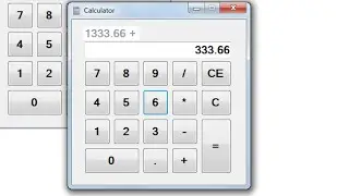 How to Make a Calculator in C# Windows Form Application Part-1