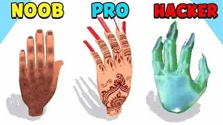 NOOB vs PRO vs HACKER - hand evolution race