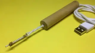 How To Make a MINI USB Power Soldering Iron