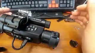 установка лазерного дальномера на прицел NV700