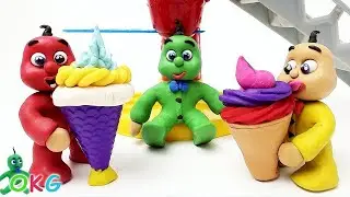 Baby Video Stop-Motions Baby-ice-creams Compilation-Cute Play Doh Baby Cartoons