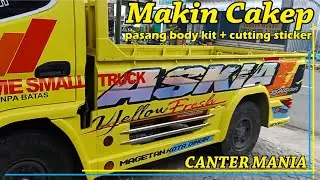 Modified body kit and cutting sticker for Mitsubishi Mitsubishi Canter Truck