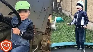 ДЕТИ ПУГАЧЕВОЙ И ГАЛКИНА, Свежие видео: Гарри и Максим Галкины на батуте, Гарри и Лиза в музее!