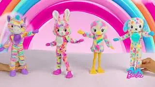 AD: 🔥Нові Barbie Cutie Reveal | 🌈Кольорові пухнастики зебра🦓, кролик🐰 та далматинець🐶