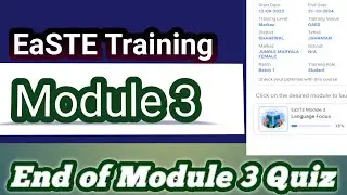 End of Module 3 Quiz Solved| Module 3 solved Quiz#module3 #online #teachers-training