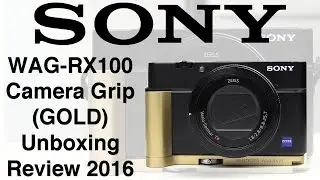 The Best Camera Grip for the Sony RX100 M1, M2, M3, M4, & M5 (WAG-RX100 Gold)