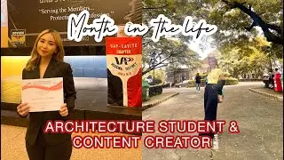 A Month In The Life of An Architecture Student / Content Creator: F2F Classes DLSUD