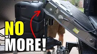 Life-Changing Travel Trailer RV MOD: How To Fully Open Your Truck Tailgate WITH A Trailer Attached!