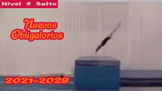 NEW Level 3 Vault  Nuevo Nivel 3 Salto Rutina - gymnastics official routine video GIMNASIA 2021-2029