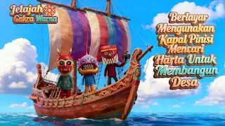 Berlayar Menggunakan Kapal Pinisi Mencari Harta Karun Untuk Mebangun Desa