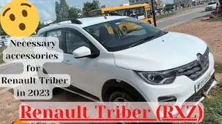 5 Necessary  Accessories 👌🏻👍🏻 (MOST IMPORTANT) FOR  | Renault Triber   (IN 2023).......