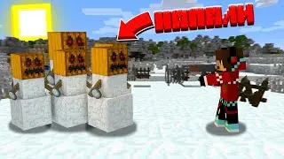 😱 СНЕГОВИКИ НАПАЛИ НА НАШУ ДЕРЕВНЮ В MINECRAFT!!! 100% троллинг ловушка | Аппокалипсис 