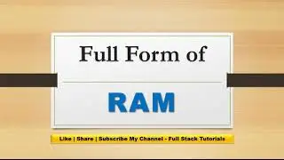 What is the full form of RAM?