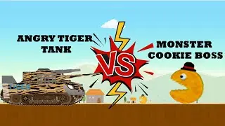 The Angry Tiger Tank VS Boss Monster Cookie | Labo Tank Military #3